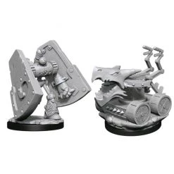 Gametraders Rouse Hill Dungeons & Dragons - Nolzur's Marvelous Unpainted Minis: Stone Defender & Oken Bolter