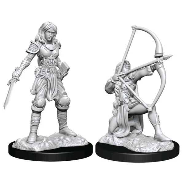 Gametraders Rouse Hill Pathfinder - Deep Cuts Unpainted Miniatures: Human Fighter Female 3 Gametraders Rouse Hill Pathfinder - Deep Cuts Unpainted Miniatures: Human Fighter Female