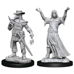 Gametraders Rouse Hill Dungeons & Dragons WizKids - Deep Cuts Unpainted Miniatures: Plague Doctor & Cultist