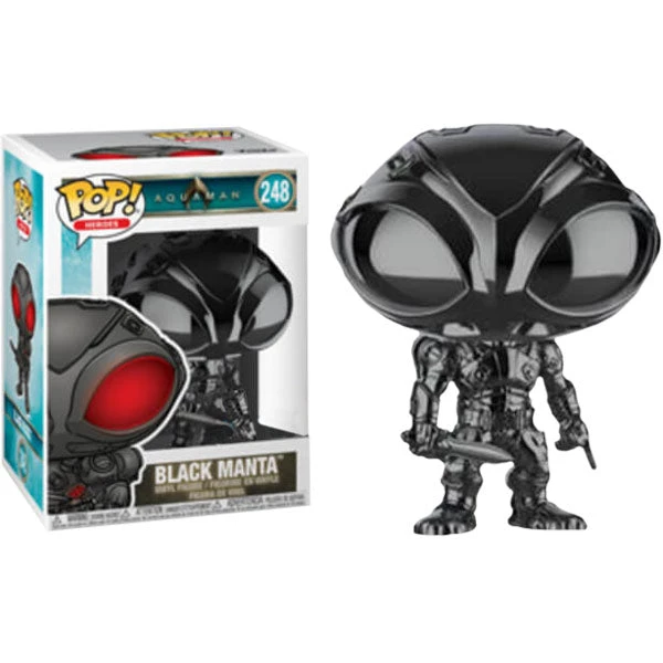 Funko Aquaman - Black Manta Chrome US Exclusive Pop Vinyl Pop Vinyls 5 Funko Aquaman - Black Manta Chrome US Exclusive Pop Vinyl Pop Vinyls