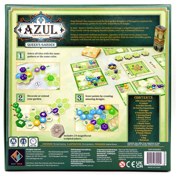 Gametraders Rouse Hill Azul Queens Garden Board Games 4 Gametraders Rouse Hill Azul Queens Garden Board Games