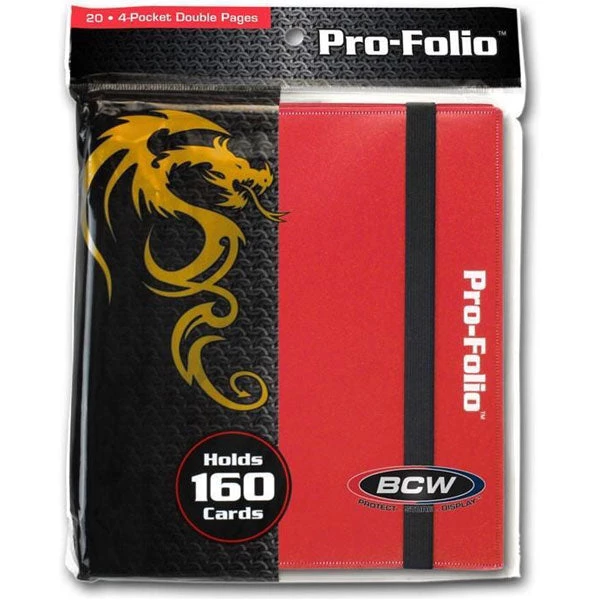 Gametraders Rouse Hill BCW Pro-Folio 4-Pocket - Red Trading Cards 3 Gametraders Rouse Hill BCW Pro-Folio 4-Pocket - Red Trading Cards