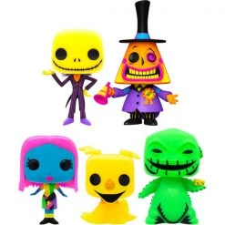 Gametraders Rouse Hill The Nightmare Before Christmas - Black Light US Exclusive Pop! 5-Pack Pop Vinyls