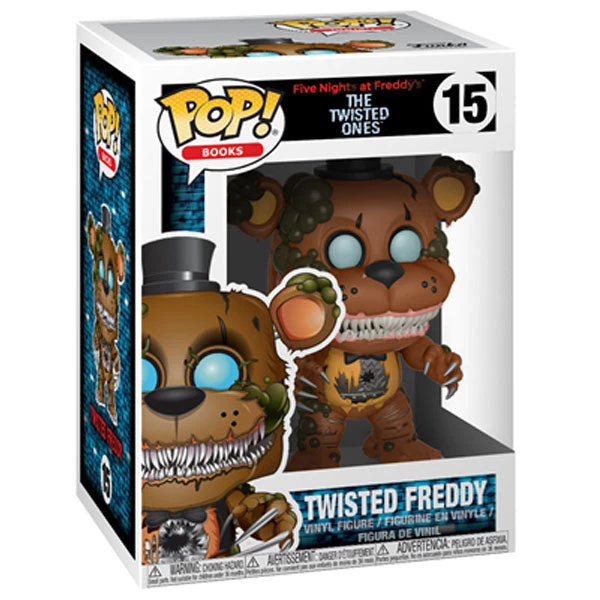 Funko Pop Vinyls Five Nights At Freddys: Twisted Ones - Twisted Freddy Pop Vinyl 4 Funko Pop Vinyls Five Nights At Freddys: Twisted Ones - Twisted Freddy Pop Vinyl