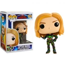 Gametraders Rouse Hill Pop Vinyls Captain Marvel - Captain Marvel Neon Suit Pop! Vinyl 7 Gametraders Rouse Hill Pop Vinyls Captain Marvel - Captain Marvel Neon Suit Pop! Vinyl