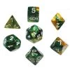 Gametraders Rouse Hill CHX 26425 Gemini Gold-Green/White 7-Die Set Board Games