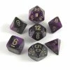 Gametraders Rouse Hill CHX 26440 Gemini Black-Purple/gold 7-Die Set