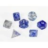 Gametraders Rouse Hill Board Games CHX 27466 Nebula Dark Blue/white 7-Die Set 1 Gametraders Rouse Hill Board Games CHX 27466 Nebula Dark Blue/white 7-Die Set