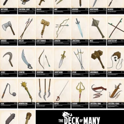 Gametraders Rouse Hill The Deck Of Many - Weapons Dungeons & Dragons