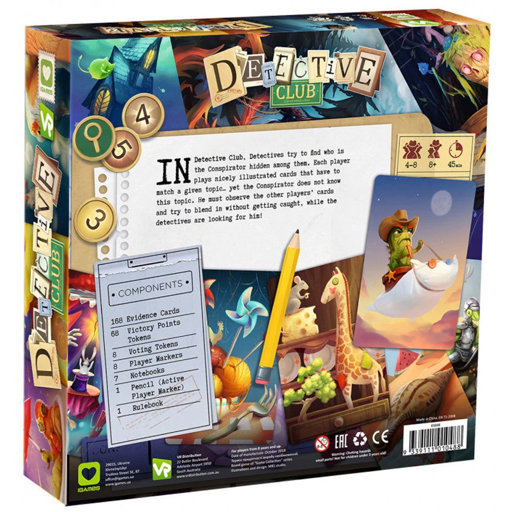 Gametraders Rouse Hill Detective Club Board Games 4 Gametraders Rouse Hill Detective Club Board Games