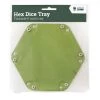 Gametraders Rouse Hill Board Games LPG Hex Dice Tray 6" Green 2 Gametraders Rouse Hill Board Games LPG Hex Dice Tray 6" Green