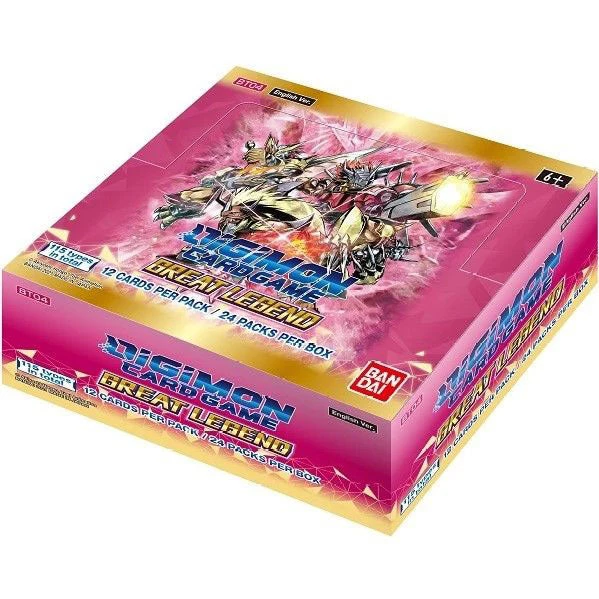 Gametraders Rouse Hill Digimon Card Game Series 04 Great Legend BT04 Booster Display 3 Gametraders Rouse Hill Digimon Card Game Series 04 Great Legend BT04 Booster Display