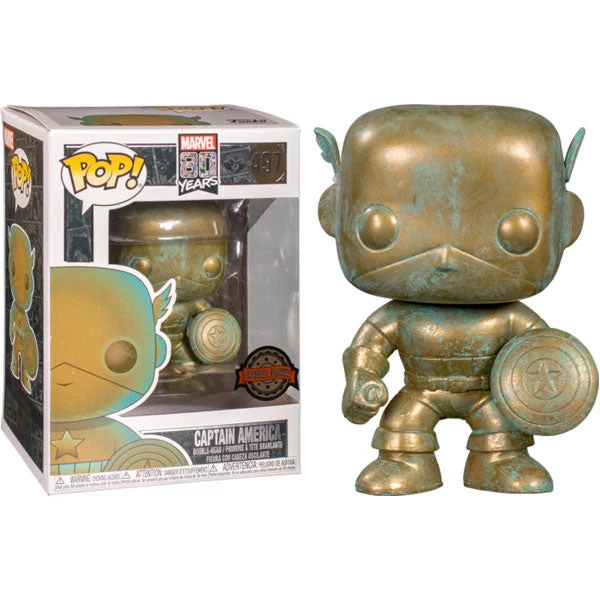 Gametraders Rouse Hill Captain America - Marvel 80th Anniversary Patina US Exclusive Pop! Vinyl 5 Gametraders Rouse Hill Captain America - Marvel 80th Anniversary Patina US Exclusive Pop! Vinyl
