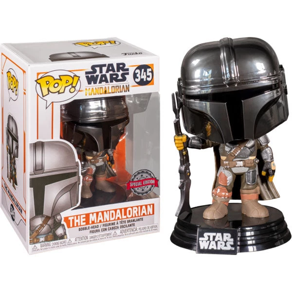 Gametraders Rouse Hill Pop Vinyls Star Wars: The Mandalorian - Mandalorian Chrome US Exclusive Pop! Vinyl 5 Gametraders Rouse Hill Pop Vinyls Star Wars: The Mandalorian - Mandalorian Chrome US Exclusive Pop! Vinyl