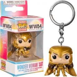 Gametraders Blacktown Wonder Woman: 1984 - Wonder Woman Gold Power Pose Pocket Pop! Keychain Pop Vinyls