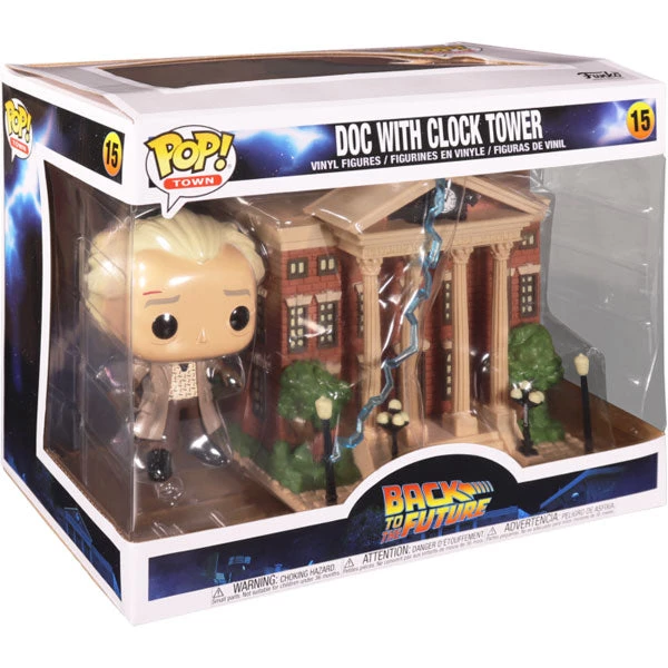 Gametraders Rouse Hill Pop Vinyls Back To The Future - Doc With Clock Tower Pop! Town 5 Gametraders Rouse Hill Pop Vinyls Back To The Future - Doc With Clock Tower Pop! Town