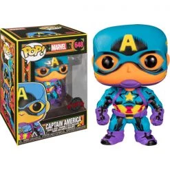Gametraders Rouse Hill Captain America - Captain America Black Light US Exclusive Pop! Vinyl 7 Gametraders Rouse Hill Captain America - Captain America Black Light US Exclusive Pop! Vinyl