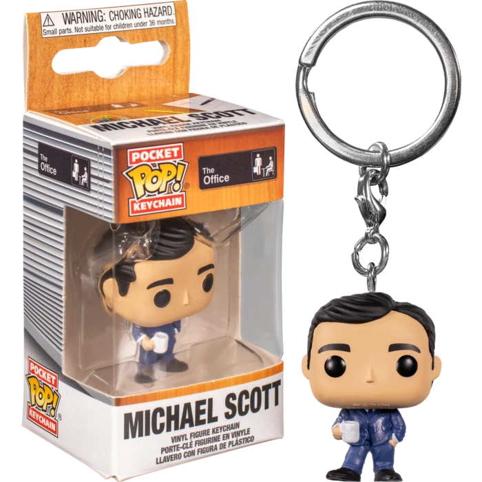 Gametraders Rouse Hill The Office - Michael Scott Pocket Pop! Keychain 3 Gametraders Rouse Hill The Office - Michael Scott Pocket Pop! Keychain