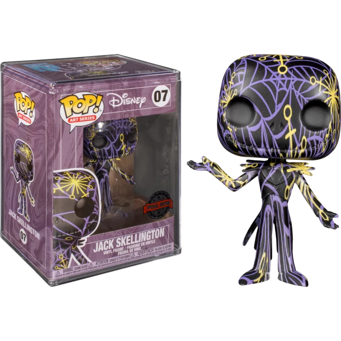 Gametraders Rouse Hill Pop Vinyls The Nightmare Before Christmas - Jack (Artist) Black & Yellow US Exc Pop! With Protector 5 Gametraders Rouse Hill Pop Vinyls The Nightmare Before Christmas - Jack (Artist) Black & Yellow US Exc Pop! With Protector