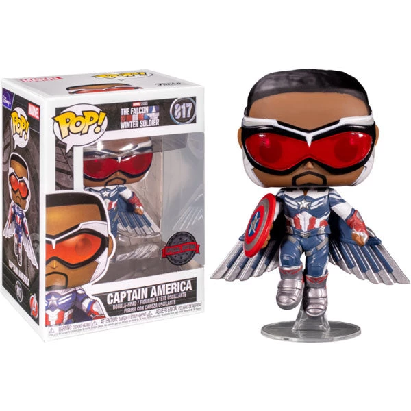 Gametraders Rouse Hill The Falcon And The Winter Soldier - Captain America Flying US Exclusive Pop! Vinyl 5 Gametraders Rouse Hill The Falcon And The Winter Soldier - Captain America Flying US Exclusive Pop! Vinyl
