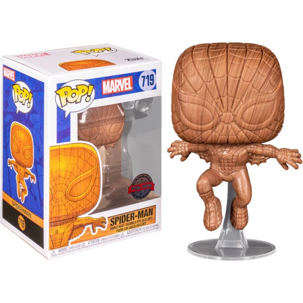 Gametraders Rouse Hill SpiderMan - SpiderMan Wood Deco US Exclusive Pop! Vinyl Pop Vinyls 5 Gametraders Rouse Hill SpiderMan - SpiderMan Wood Deco US Exclusive Pop! Vinyl Pop Vinyls