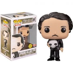 Gametraders Rouse Hill Pop Vinyls Icons - Edgar Allen Poe With Skull Glow US Exclusive Pop! Vinyl 9 Gametraders Rouse Hill Pop Vinyls Icons - Edgar Allen Poe With Skull Glow US Exclusive Pop! Vinyl