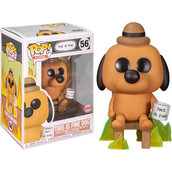 Gametraders Rouse Hill Icons - This Is Fine Dog US Exclusive Pop! Vinyl 5 Gametraders Rouse Hill Icons - This Is Fine Dog US Exclusive Pop! Vinyl