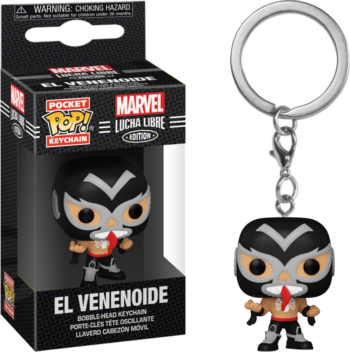 Gametraders Rouse Hill Spider-Man - Luchadore Venom Pocket Pop! Keychain Pop Vinyls 3 Gametraders Rouse Hill Spider-Man - Luchadore Venom Pocket Pop! Keychain Pop Vinyls