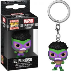 Gametraders Rouse Hill Hulk - Luchadore Hulk Pocket Pop! Keychain
