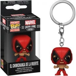 Gametraders Rouse Hill Pop Vinyls Deadpool - Luchadore Deadpool Pocket Pop! Keychain