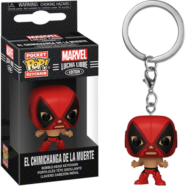 Gametraders Rouse Hill Pop Vinyls Deadpool - Luchadore Deadpool Pocket Pop! Keychain 3 Gametraders Rouse Hill Pop Vinyls Deadpool - Luchadore Deadpool Pocket Pop! Keychain