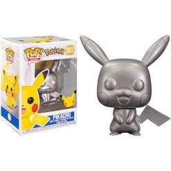 Gametraders Rouse Hill Pop Vinyls Pokemon - Pikachu Silver Metallic Pop! Vinyl
