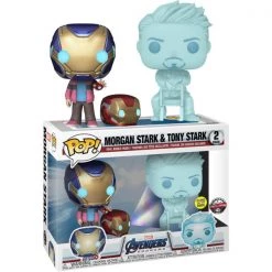 Gametraders Rouse Hill Avengers 4: Endgame - Morgan & Hologram Tony Glow With Helmet US Exclusive Pop! Vinyl 2-Pack Pop Vinyls