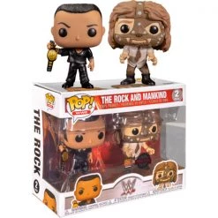 Gametraders Rouse Hill WWE - The Rock Vs Mankind US Exclusive Pop! Vinyl 2-pack Pop Vinyls