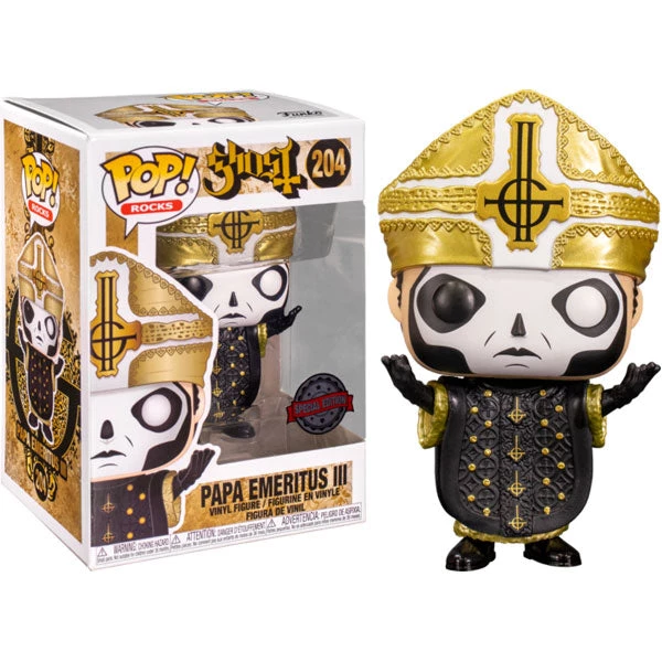 Gametraders Rouse Hill Pop Vinyls Ghost - Papa Emeritus III Metallic US Exclusive Pop! Vinyl 5 Gametraders Rouse Hill Pop Vinyls Ghost - Papa Emeritus III Metallic US Exclusive Pop! Vinyl