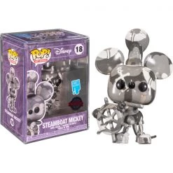 Gametraders Rouse Hill Pop Vinyls Mickey Mouse - Steamboat Willie (Artist) US Exclusive Pop! Vinyl 7 Gametraders Rouse Hill Pop Vinyls Mickey Mouse - Steamboat Willie (Artist) US Exclusive Pop! Vinyl