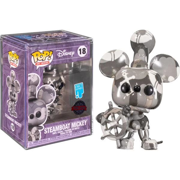 Gametraders Rouse Hill Pop Vinyls Mickey Mouse - Steamboat Willie (Artist) US Exclusive Pop! Vinyl 5 Gametraders Rouse Hill Pop Vinyls Mickey Mouse - Steamboat Willie (Artist) US Exclusive Pop! Vinyl