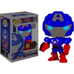 Gametraders Rouse Hill Pop Vinyls Captain America - Marvel Mech Glow US Exclusive Pop! Vinyl 8 Gametraders Rouse Hill Pop Vinyls Captain America - Marvel Mech Glow US Exclusive Pop! Vinyl