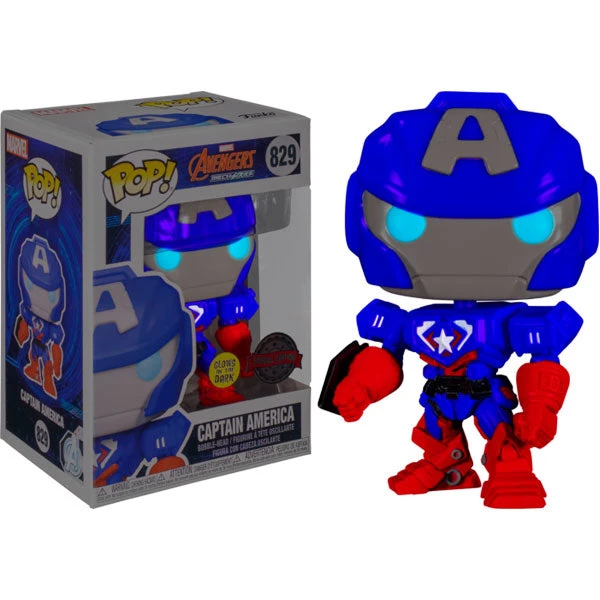 Gametraders Rouse Hill Pop Vinyls Captain America - Marvel Mech Glow US Exclusive Pop! Vinyl 5 Gametraders Rouse Hill Pop Vinyls Captain America - Marvel Mech Glow US Exclusive Pop! Vinyl