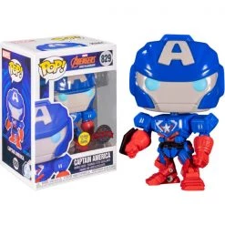 Gametraders Rouse Hill Pop Vinyls Captain America - Marvel Mech Glow US Exclusive Pop! Vinyl 9 Gametraders Rouse Hill Pop Vinyls Captain America - Marvel Mech Glow US Exclusive Pop! Vinyl