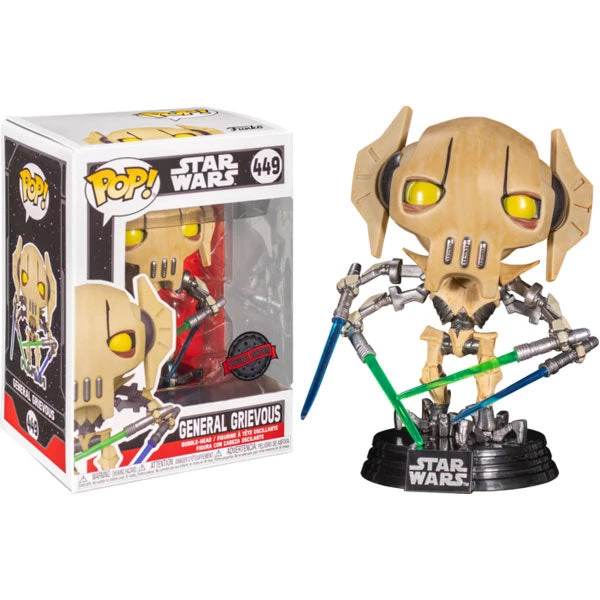 Gametraders Rouse Hill Star Wars - General Grievous Metallic US Exclusive Pop! Vinyl 5 Gametraders Rouse Hill Star Wars - General Grievous Metallic US Exclusive Pop! Vinyl