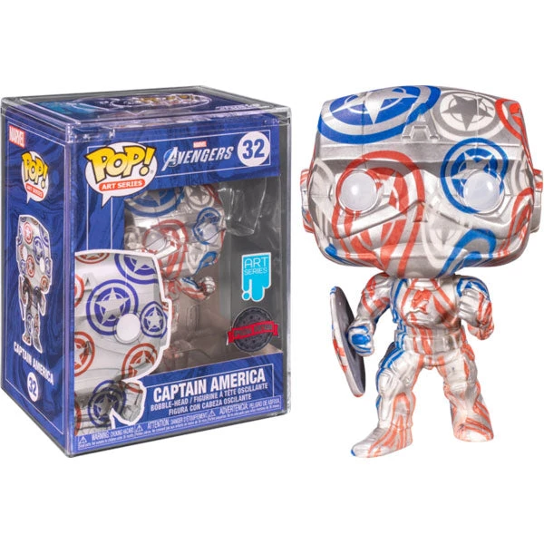 Gametraders Rouse Hill Avengers (Video Game 2020) - Captain America Patriotic Age (Artist) US Exc Pop! W/Protector 5 Gametraders Rouse Hill Avengers (Video Game 2020) - Captain America Patriotic Age (Artist) US Exc Pop! W/Protector