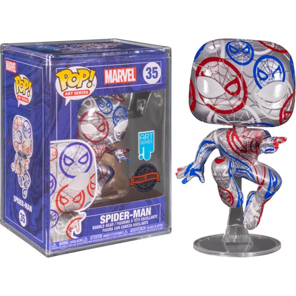 Gametraders Rouse Hill Spider-Man - Patriotic Age (Artist) US Exclusive Pop! With Protector 5 Gametraders Rouse Hill Spider-Man - Patriotic Age (Artist) US Exclusive Pop! With Protector