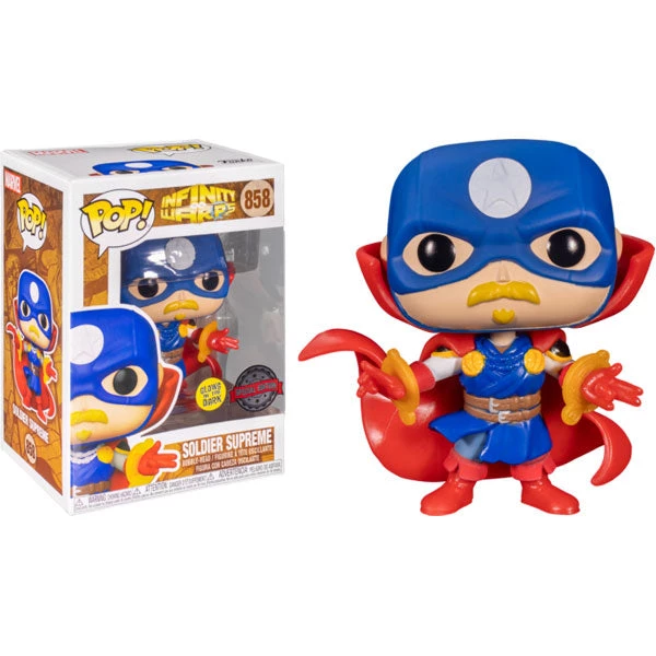 Gametraders Rouse Hill Infinity Warps - Soldier Supreme Glow US Exclusive Pop! Vinyl 5 Gametraders Rouse Hill Infinity Warps - Soldier Supreme Glow US Exclusive Pop! Vinyl