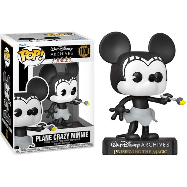 Gametraders Rouse Hill Pop Vinyls Mickey Mouse - Plane Crazy Minnie 1928 Pop! Vinyl 5 Gametraders Rouse Hill Pop Vinyls Mickey Mouse - Plane Crazy Minnie 1928 Pop! Vinyl