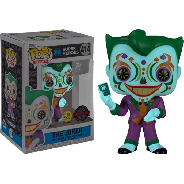 Gametraders Rouse Hill Pop Vinyls Batman - Joker Dia De Los DC Glow US Exclusive Pop! Vinyl 5 Gametraders Rouse Hill Pop Vinyls Batman - Joker Dia De Los DC Glow US Exclusive Pop! Vinyl