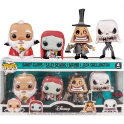 Gametraders Rouse Hill The Nightmare Before Christmas - US Exclusive Pop! Vinyl 4-Pack