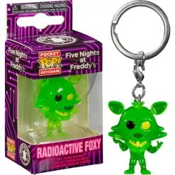 Gametraders Rouse Hill Pop Vinyls Five Nights At Freddy's: Special Delivery - Radioactive Foxy Pocket Pop! Keychain