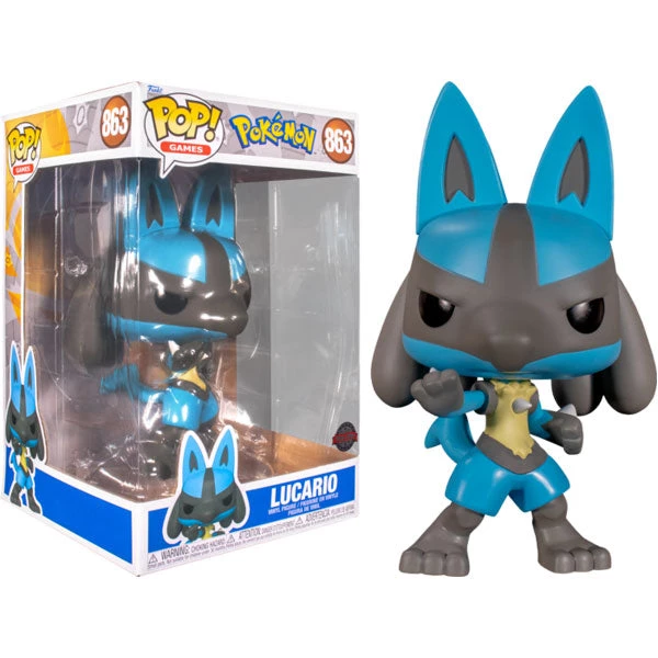 Gametraders Rouse Hill Pop Vinyls Pokemon - Lucario US Exclusive 10 Inch Pop! Vinyl 5 Gametraders Rouse Hill Pop Vinyls Pokemon - Lucario US Exclusive 10 Inch Pop! Vinyl