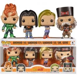 Gametraders Rouse Hill Pop Vinyls Dragon Ball Z - Android 16, Android 17, Android 18 & Dr Gero US Exclusive Pop! 4-Pack